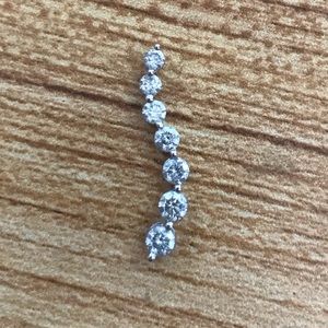 1 CTW Genuine Diamond Journey Pendant